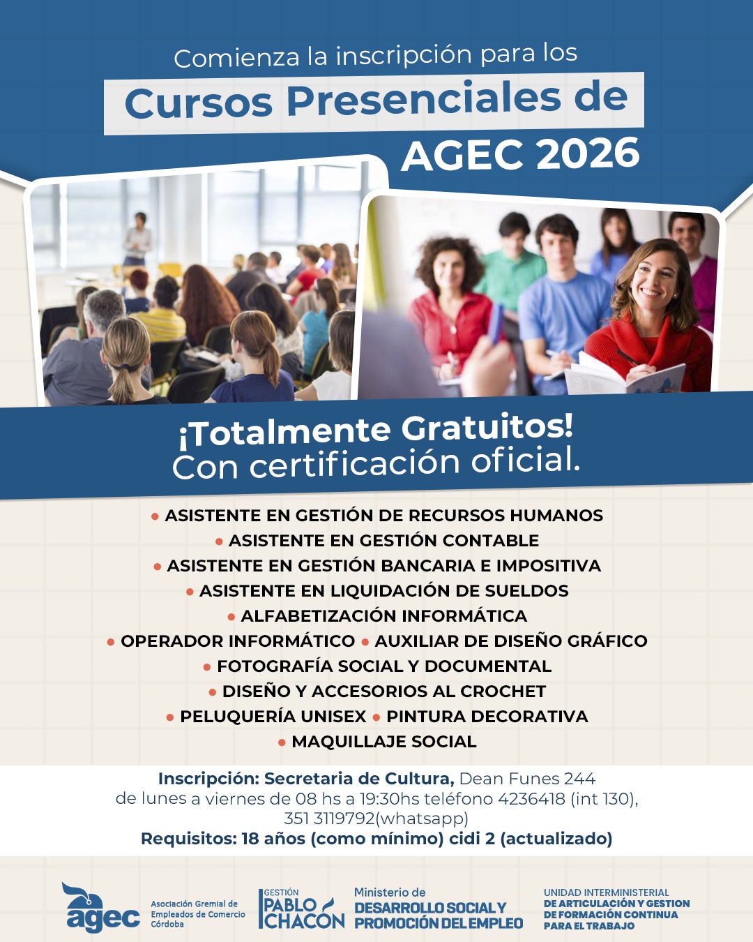 Cursos de Agec